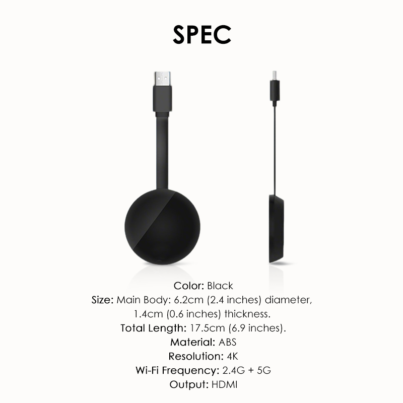 4K Wireless HDMI Display Dongle – Effortless Streaming For Every Device 8