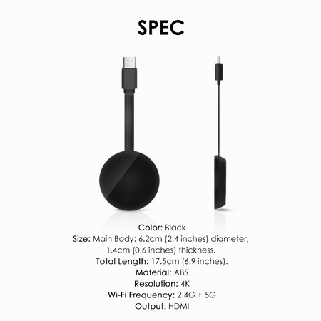 4K Wireless HDMI Display Dongle – Effortless Streaming For Every Device 8