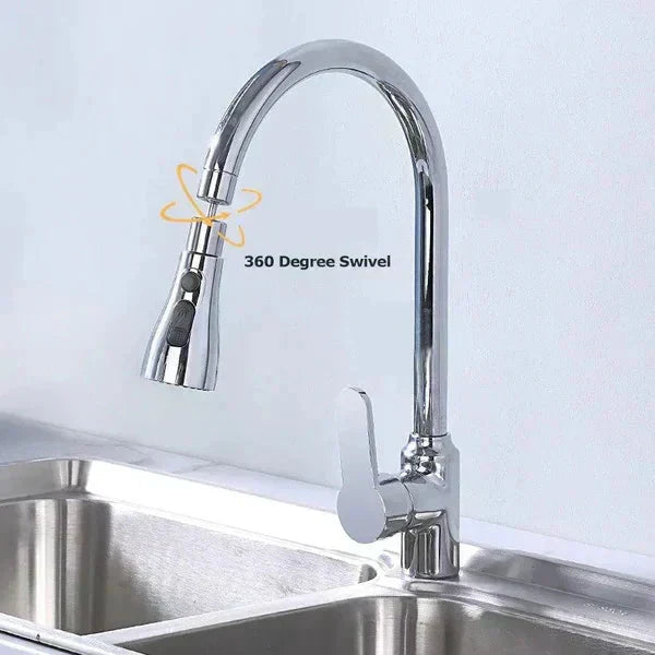720° Rotatable Kitchen Faucet Spray Head – Versatile Three-Function Water Control 5