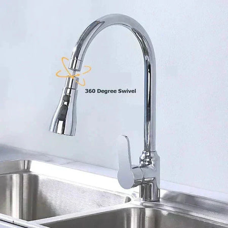 720° Rotatable Kitchen Faucet Spray Head – Versatile Three-Function Water Control 5