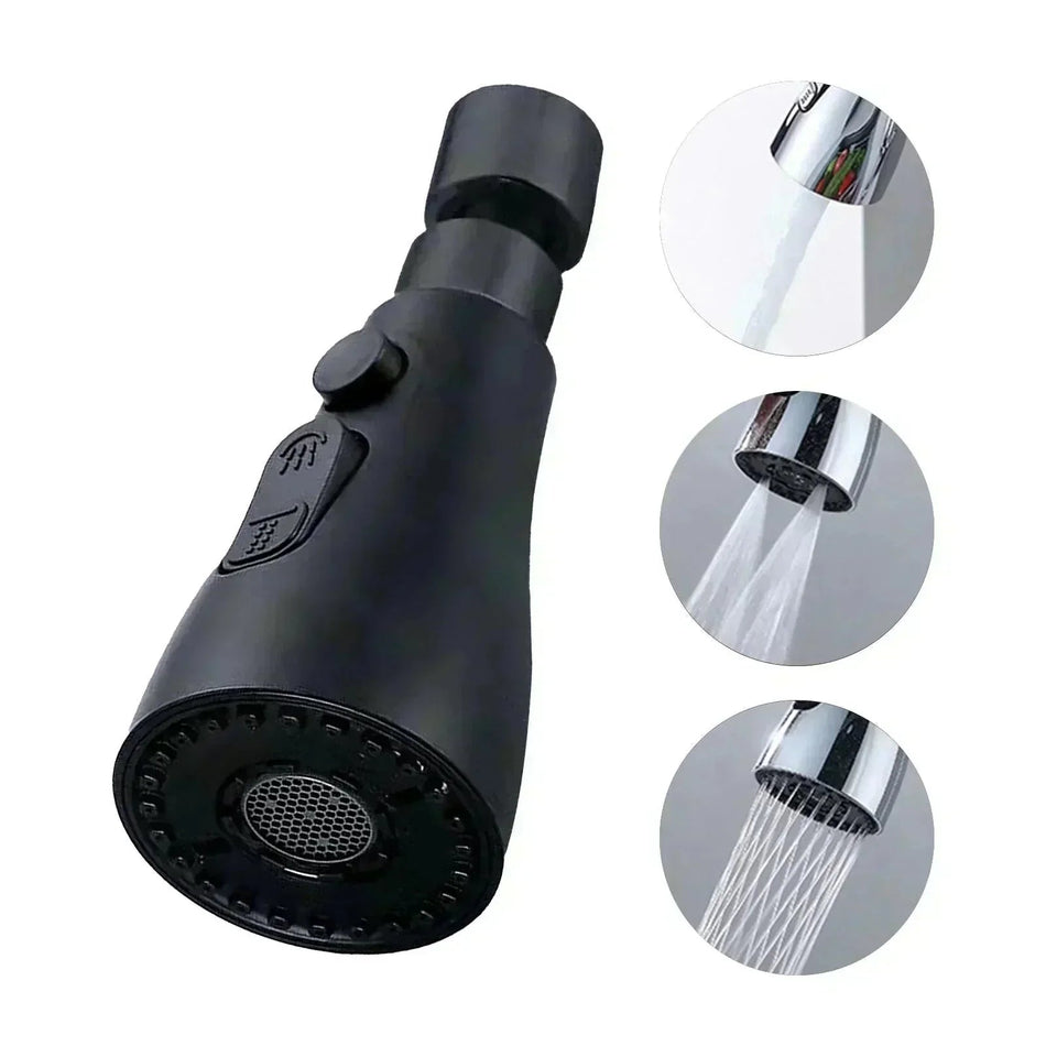 720° Rotatable Kitchen Faucet Spray Head – Versatile Three-Function Water Control 9