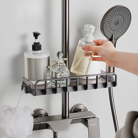 Adjustable Metal Shower Caddy – Effortless Shower Storage Solution 2