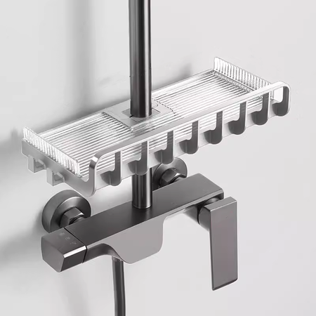 Adjustable Metal Shower Caddy – Effortless Shower Storage Solution 7
