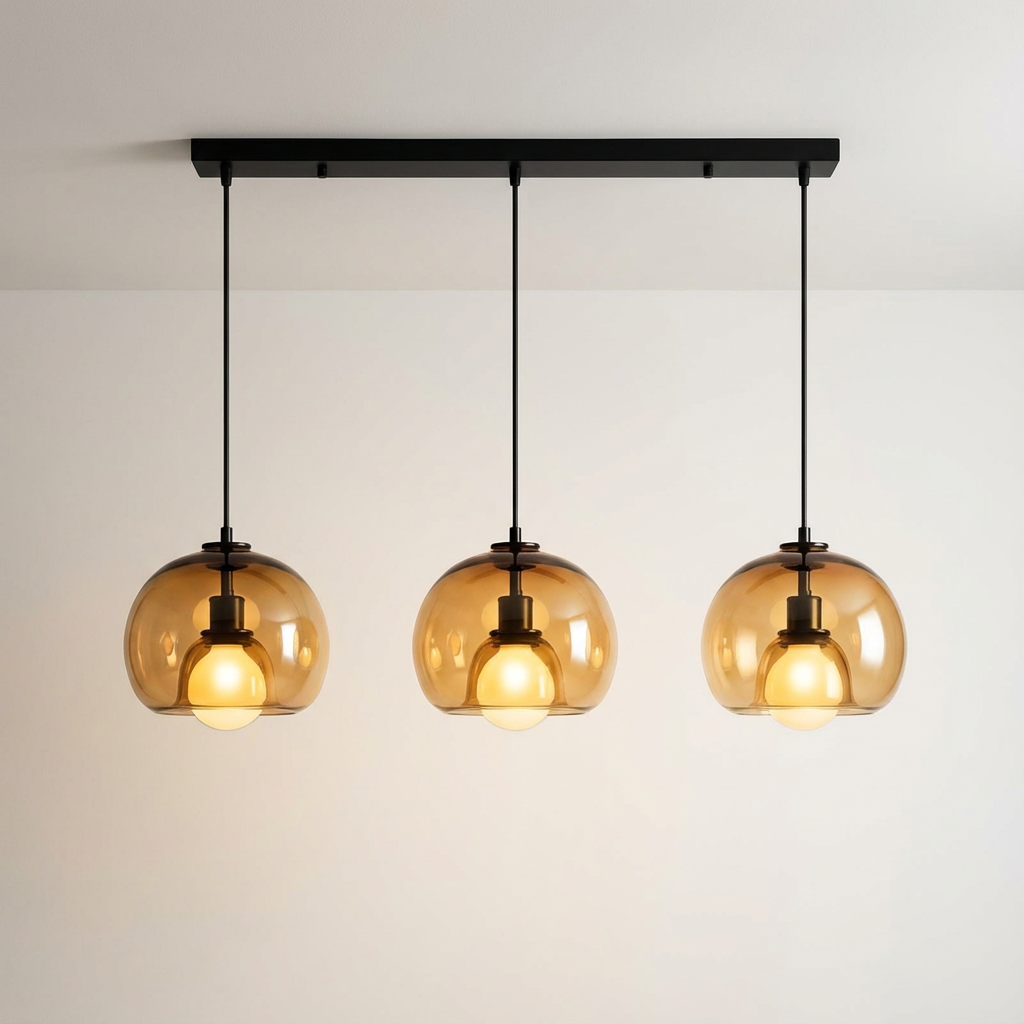 Anele Modern Glass Pendant Light – Stylish Illumination for Kitchen Islands 10