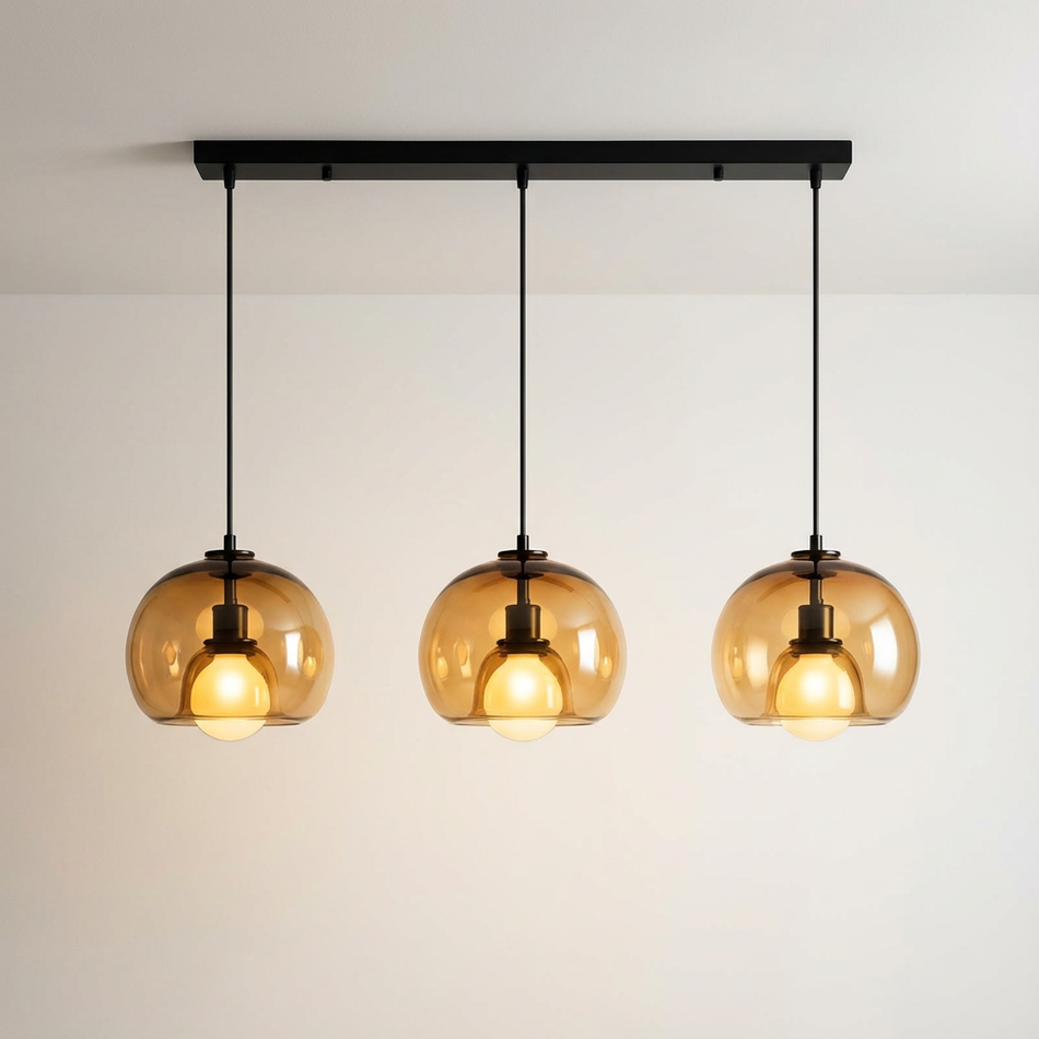 Anele Modern Glass Pendant Light – Stylish Illumination for Kitchen Islands 10