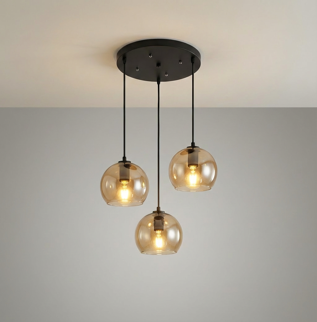 Anele Modern Glass Pendant Light – Stylish Illumination for Kitchen Islands 11