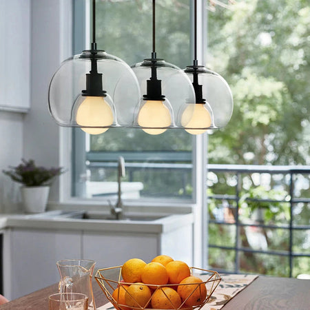 Anele Modern Glass Pendant Light – Stylish Illumination for Kitchen Islands 4