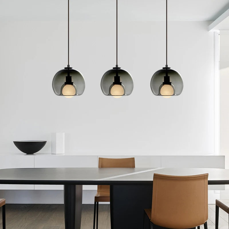 Anele Modern Glass Pendant Light – Stylish Illumination for Kitchen Islands 6