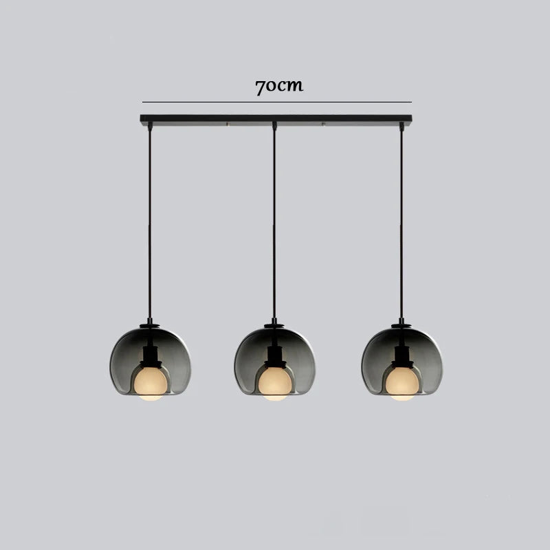 Anele Modern Glass Pendant Light – Stylish Illumination for Kitchen Islands 7