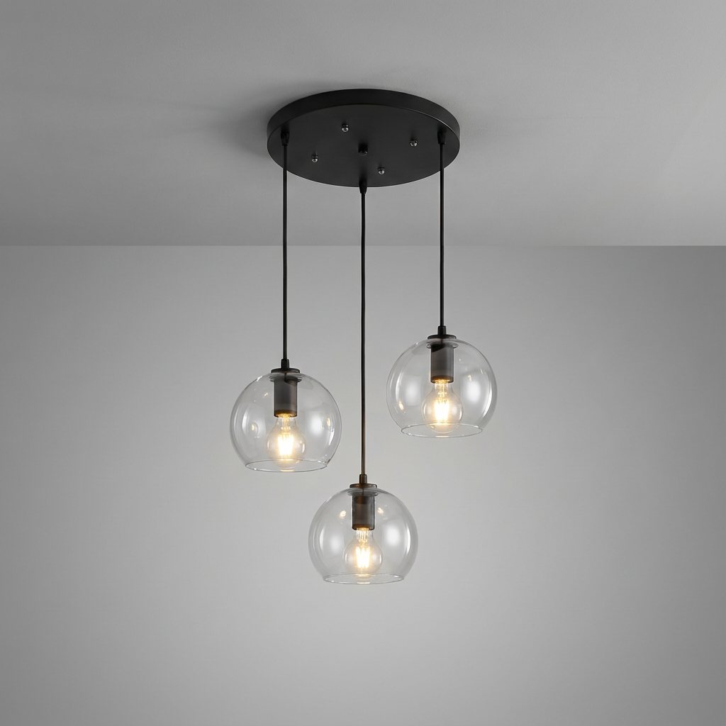 Anele Modern Glass Pendant Light – Stylish Illumination for Kitchen Islands 9