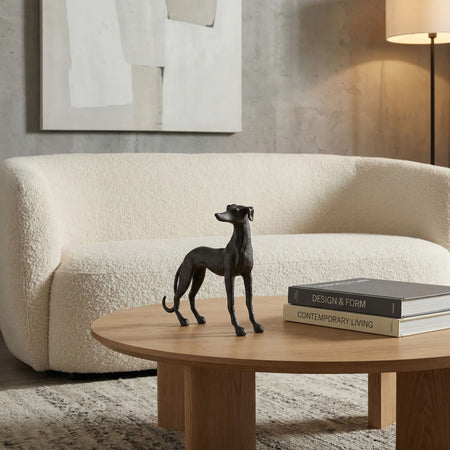 Antique Bronze Greyhound Dog Statue – Timeless Elegance for Home Decor 0