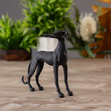 Antique Bronze Greyhound Dog Statue – Timeless Elegance for Home Decor 2