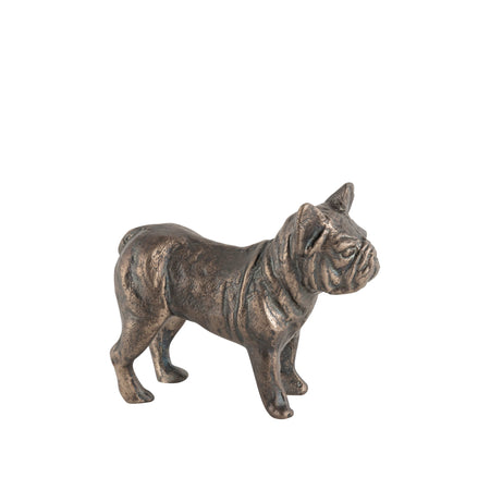 Antique Bronze Pug Dog Statue – Elegant Statuary for Unique Home Decor 5