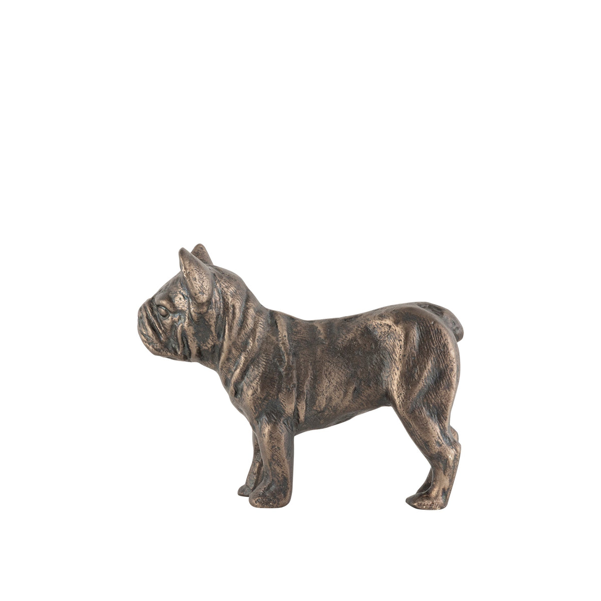 Antique Bronze Pug Dog Statue – Elegant Statuary for Unique Home Decor 6