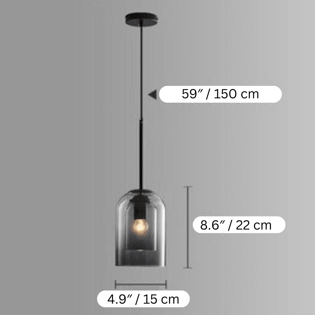 Asu Nordic Glass Pendant Light – Sleek Elegance for Contemporary Spaces 6