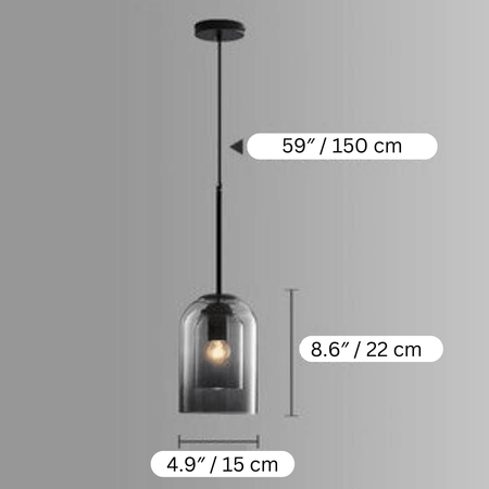 Asu Nordic Glass Pendant Light – Sleek Elegance for Contemporary Spaces 6