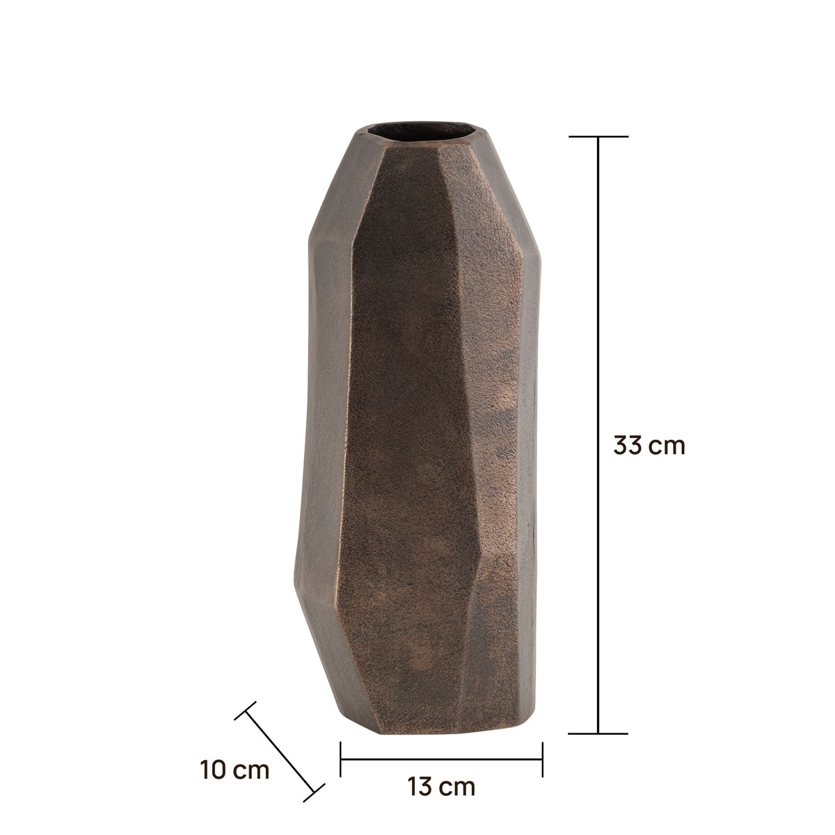 Barnsley Metal Vase Antique Bronze – Striking Sculptural Elegance for Your Decor 2