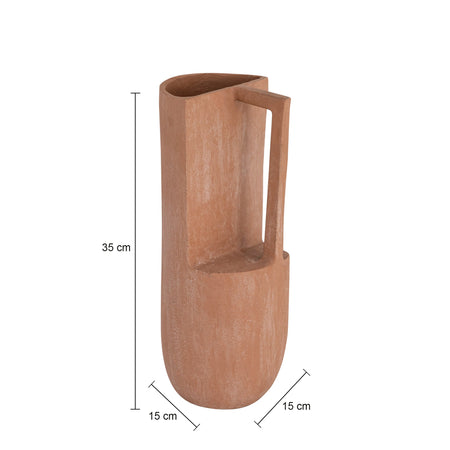 Brent Metal Flower Vase – Elegant Rustic Appeal for Any Space 3
