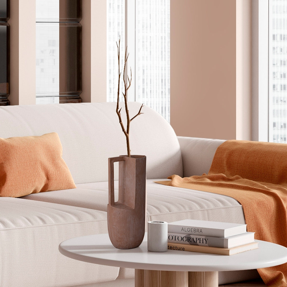 Brent Metal Flower Vase – Elegant Rustic Appeal for Any Space 5