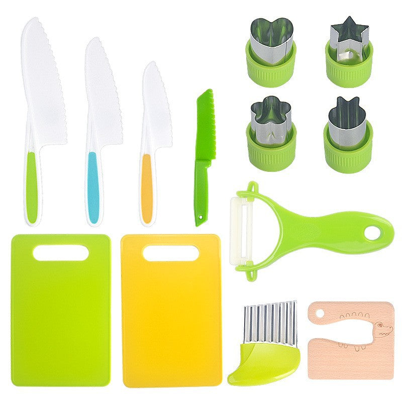 Children's Safe Cutting Knife Set – Engaging Tools for Little Chefs 4