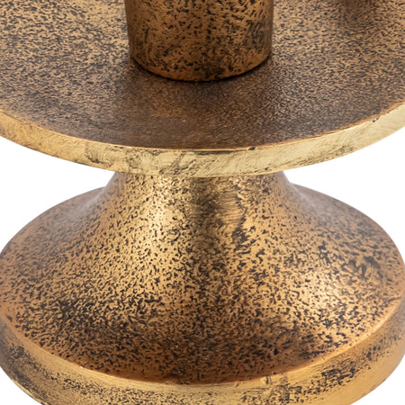 Corby Short Taper Candle Holder Antique Brass – Timeless Elegance for Refined Spaces 4