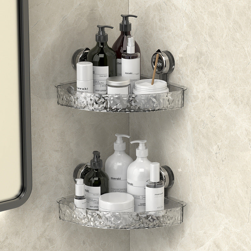 Corner Grip Suction Shelf – Maximize Bathroom Storage Effortlessly 7