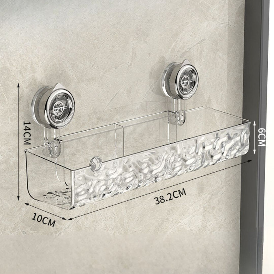 Corner Grip Suction Shelf – Maximize Bathroom Storage Effortlessly 8