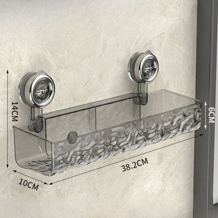 Corner Grip Suction Shelf – Maximize Bathroom Storage Effortlessly 9