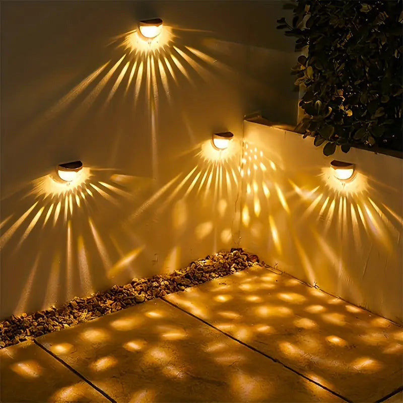 Decorative Solar Garden Fence Lights – Eco-Friendly Illumination for Outdoor Settings 1