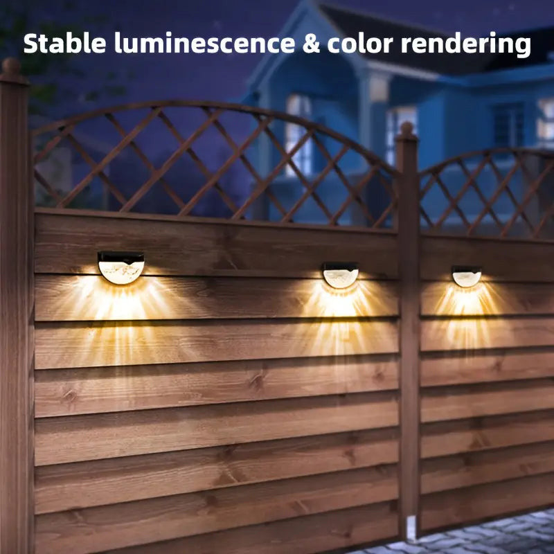 Decorative Solar Garden Fence Lights – Eco-Friendly Illumination for Outdoor Settings 4