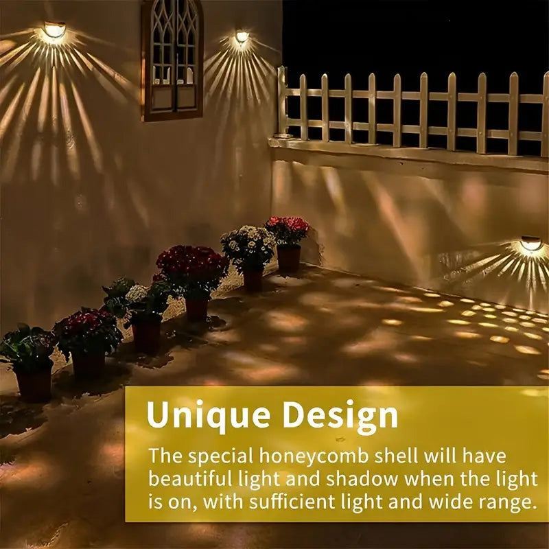 Decorative Solar Garden Fence Lights – Eco-Friendly Illumination for Outdoor Settings 5