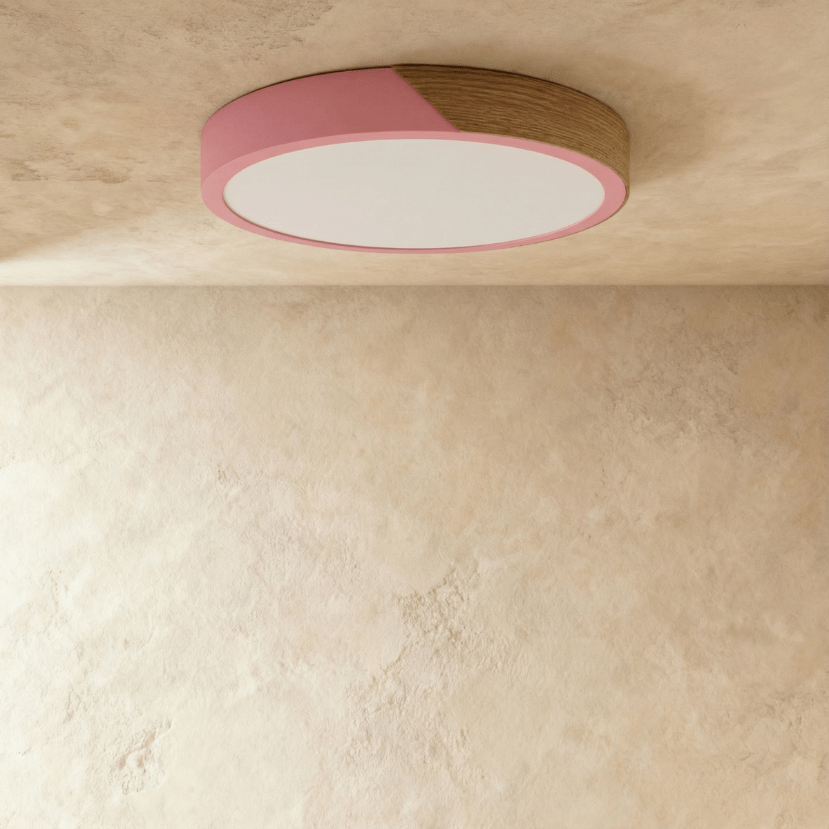 Delphi Flush Mount Ceiling Light – Elegant Wood and Metal Design 7