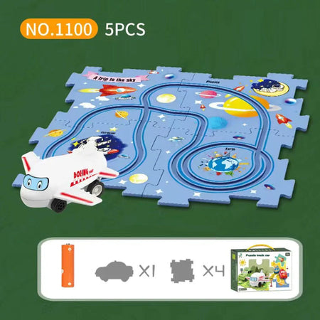 Educational Puzzle Track Car Set – Engaging Learning Adventures for Creative Minds 0
