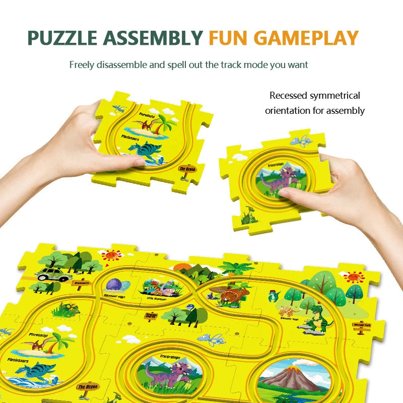 Educational Puzzle Track Car Set – Engaging Learning Adventures for Creative Minds 19