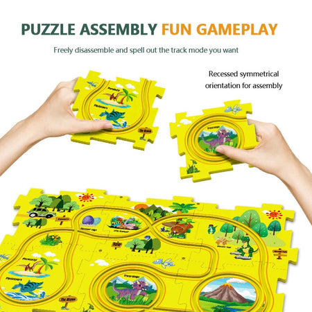 Educational Puzzle Track Car Set – Engaging Learning Adventures for Creative Minds 19