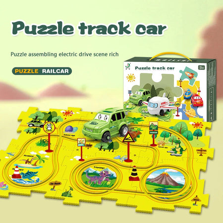 Educational Puzzle Track Car Set – Engaging Learning Adventures for Creative Minds 2