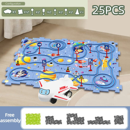 Educational Puzzle Track Car Set – Engaging Learning Adventures for Creative Minds 21