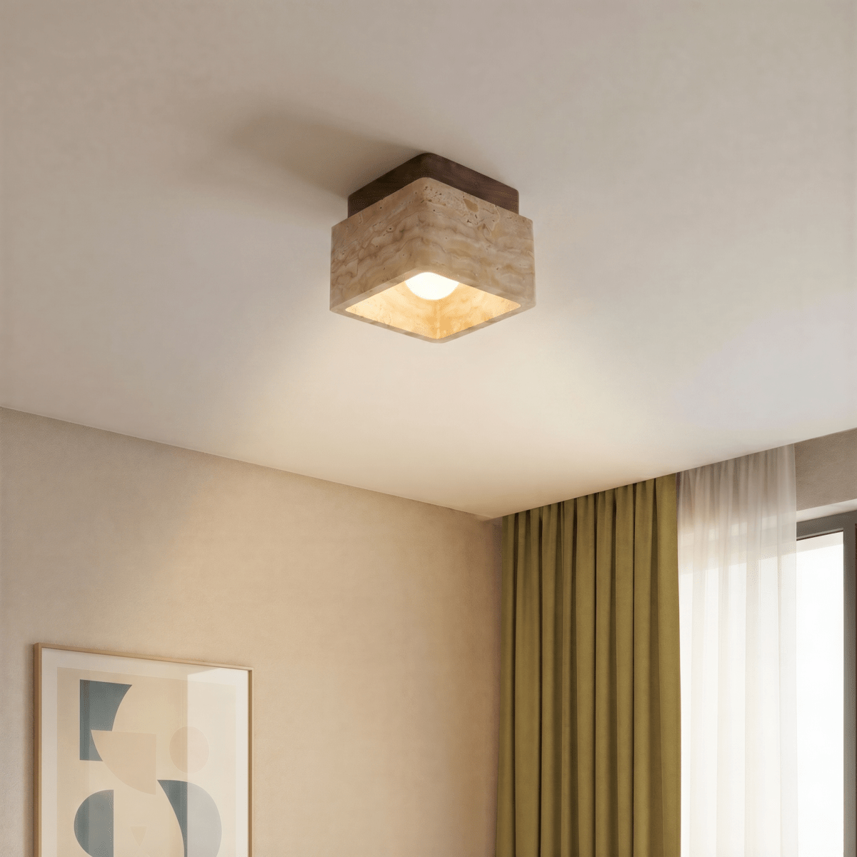 Eldric Flush Mount Ceiling Light – Soft Glow for Inviting Spaces 6