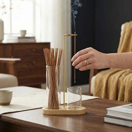 Elegant 2-in-1 Incense Holder Set – Soothing Aromatherapy for Serenity 5