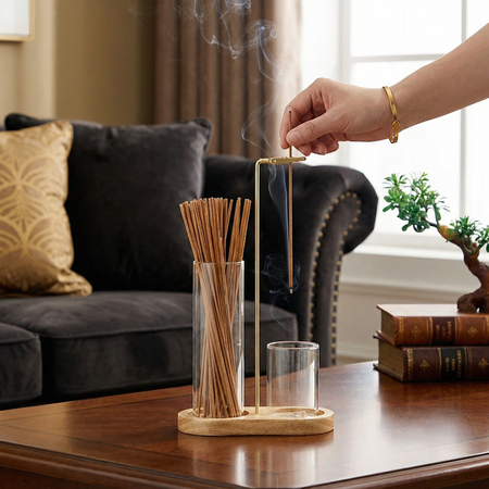 Elegant 2-in-1 Incense Holder Set – Soothing Aromatherapy for Serenity 6