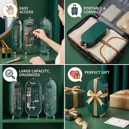 Elegant Jewelry Box With Mirror – Effortless Organization For Your Treasures 4