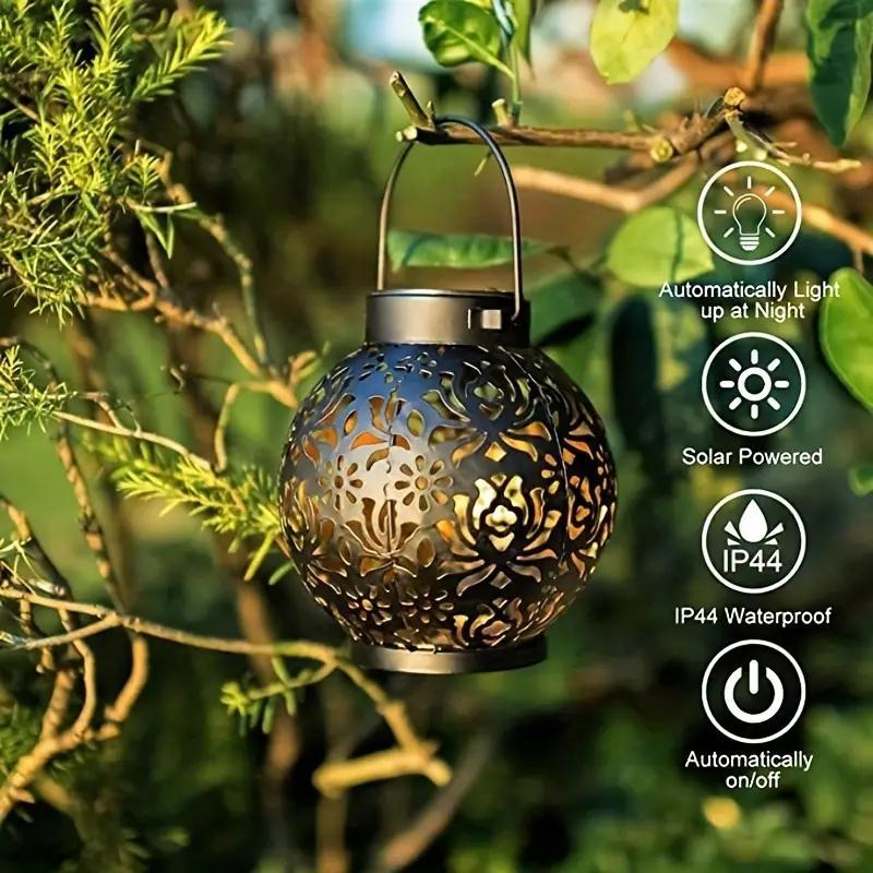Elegant Solar Lanterns Outdoor Pendant – Charming Glow for Your Garden 0