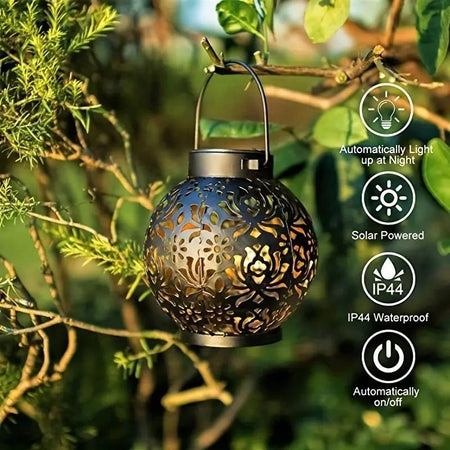 Elegant Solar Lanterns Outdoor Pendant – Charming Glow for Your Garden 0