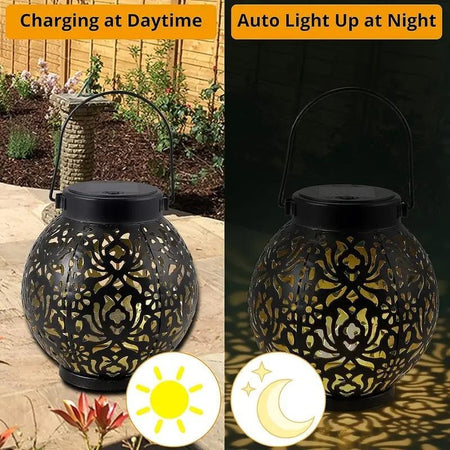 Elegant Solar Lanterns Outdoor Pendant – Charming Glow for Your Garden 1