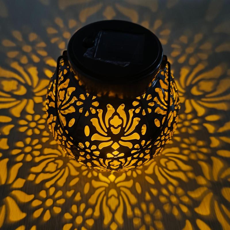 Elegant Solar Lanterns Outdoor Pendant – Charming Glow for Your Garden 2