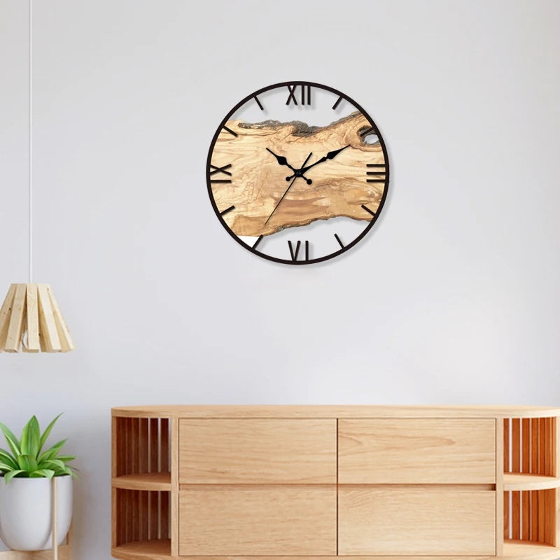 Elegant Wooden Wall Clock – Timeless Japanese Craftsmanship for Modern Spaces 1
