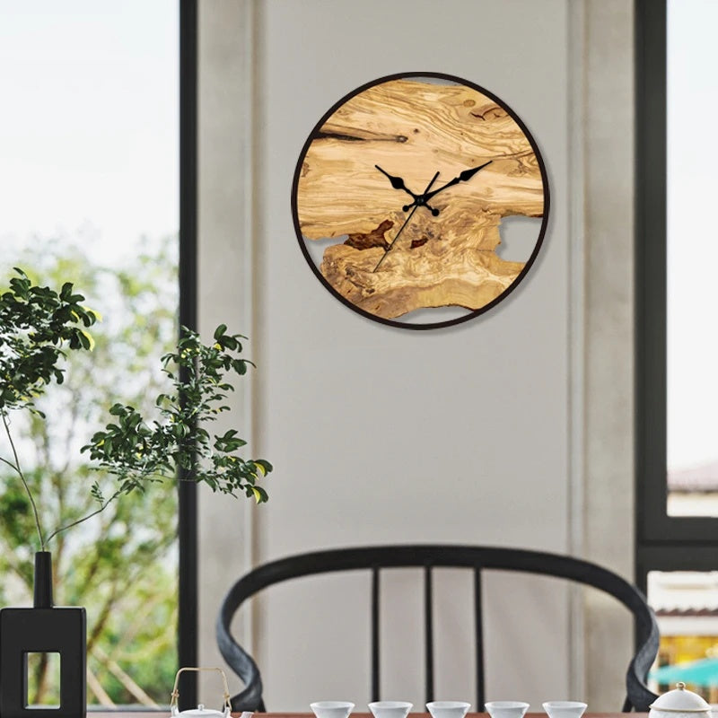Elegant Wooden Wall Clock – Timeless Japanese Craftsmanship for Modern Spaces 3