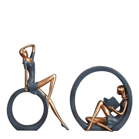 Elevated Expression Sculpture – Artistic Depth For Modern Spaces 0