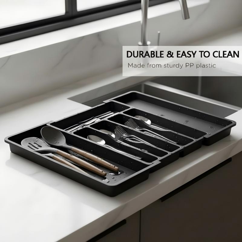 Extendable Kitchen Cutlery Organizer – Effortless Storage For Your Utensils 6