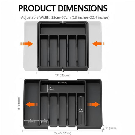 Extendable Kitchen Cutlery Organizer – Effortless Storage For Your Utensils 8